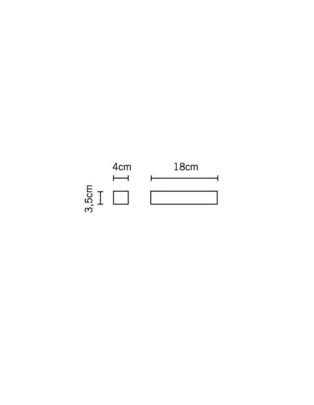 Fabbian Bijou aplique de pared DESCATALOGADO