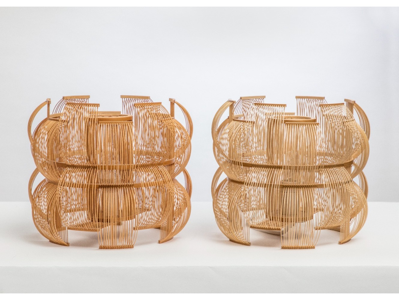Motarasu Sen Bamboo Table Lamp Lámpara de sobremesa