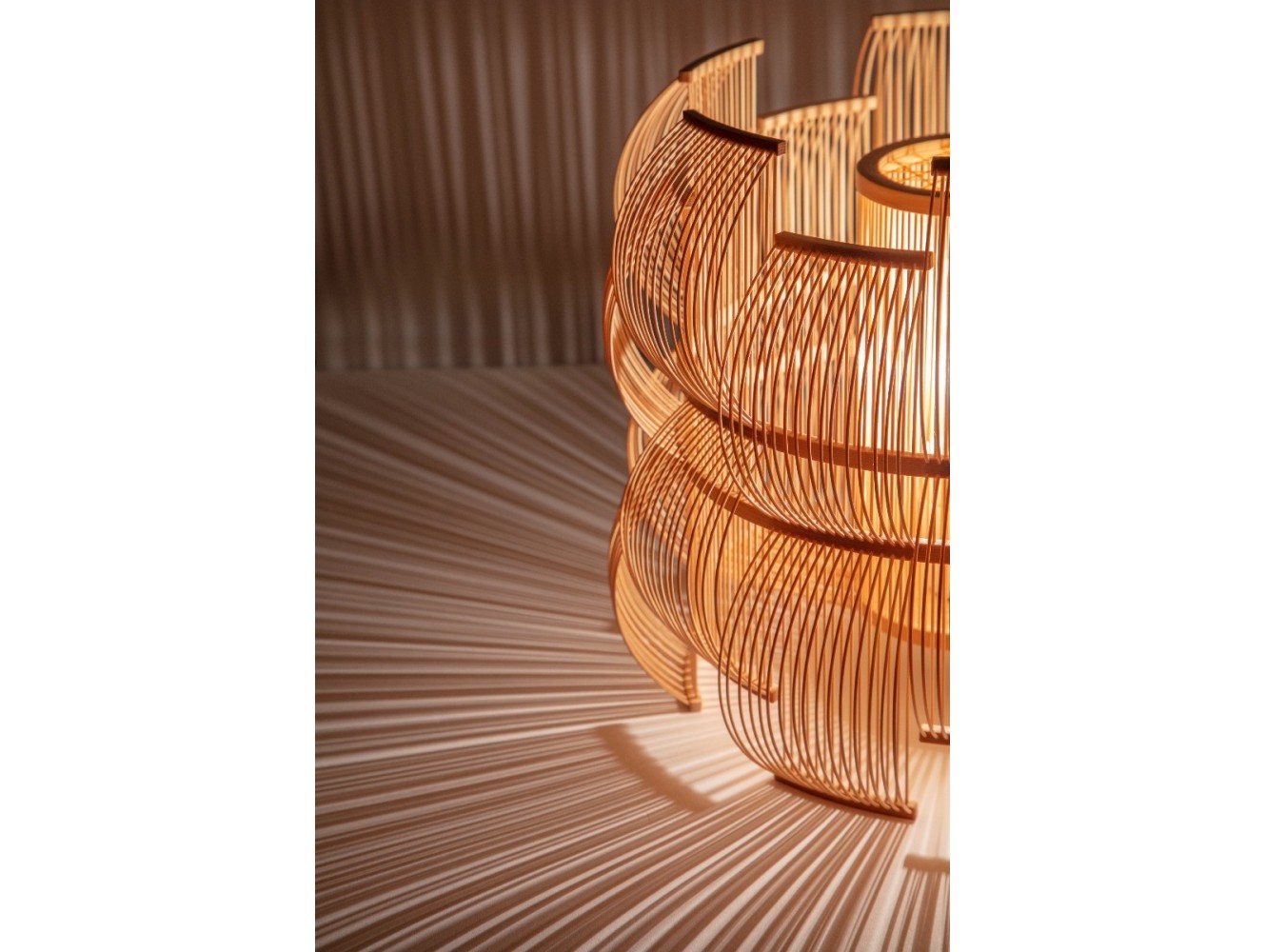 Motarasu Sen Bamboo Pendant Lámpara de suspensión