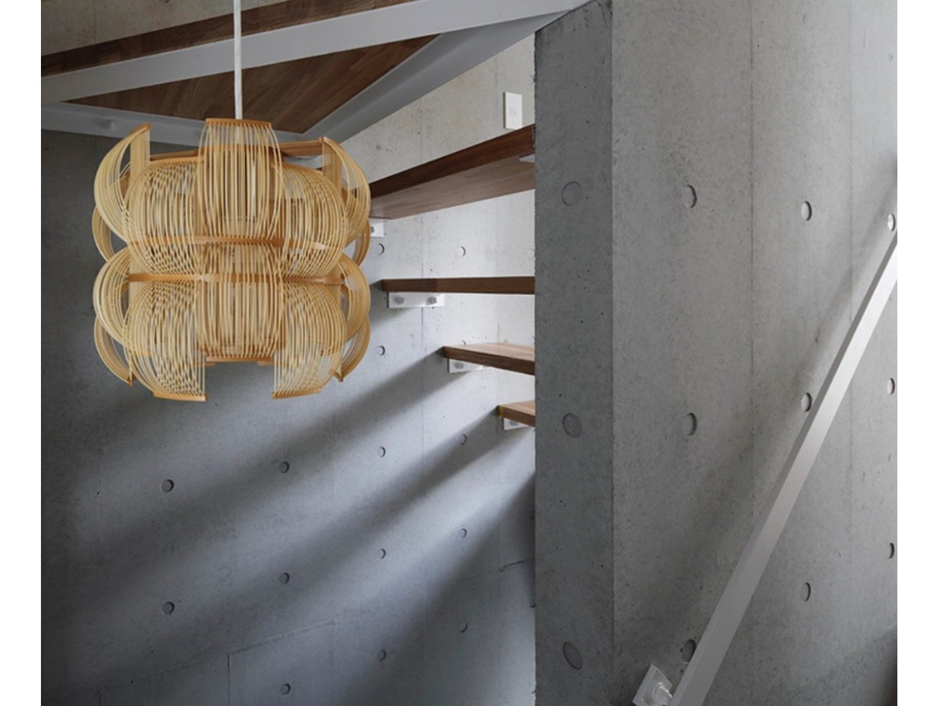 Motarasu Sen Bamboo Pendant Lámpara de suspensión