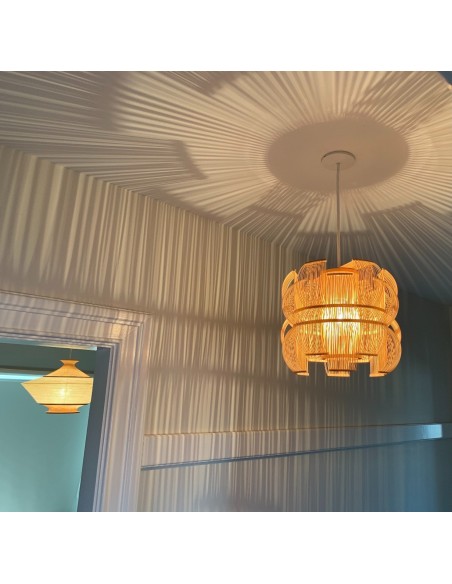 Motarasu Sen Bamboo Pendant Lámpara de suspensión