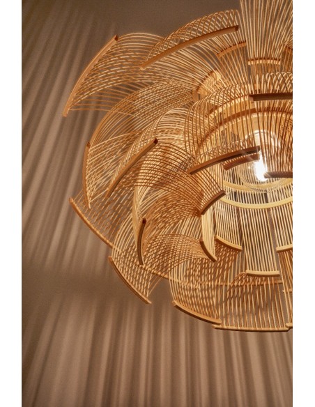 Motarasu Hokore Bamboo Pendant Lámpara de suspensión