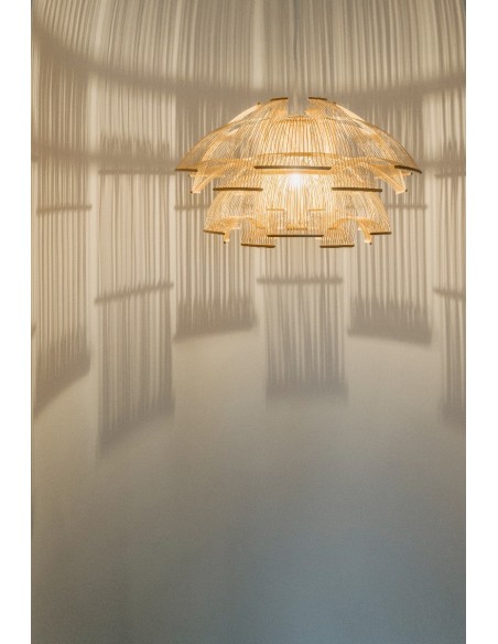Motarasu Hokore Bamboo Pendant Lámpara de suspensión