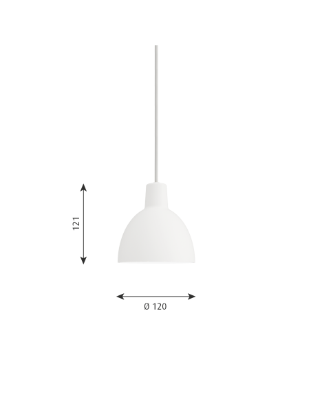 Louis Poulsen Toldbod lámpara de suspension 120 cm