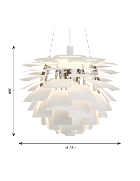 Comprar Louis Poulsen PH artichoke 720 E27 lámpara de suspensión 100W
