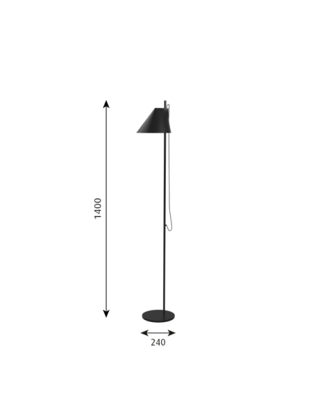 Comprar Louis Poulsen lámpara de pie YUH FLOOR LED 27K