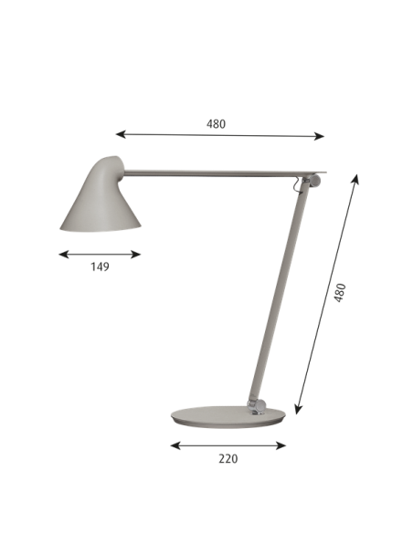 Comprar Louis Poulsen lámpara de mesa NJP 27k