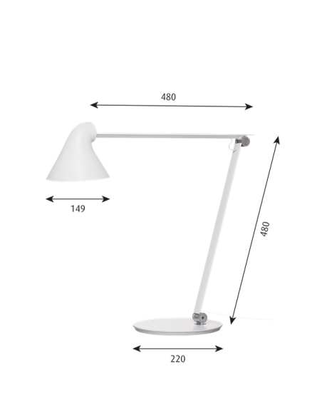 Comprar Louis Poulsen lámpara de mesa NJP 3k
