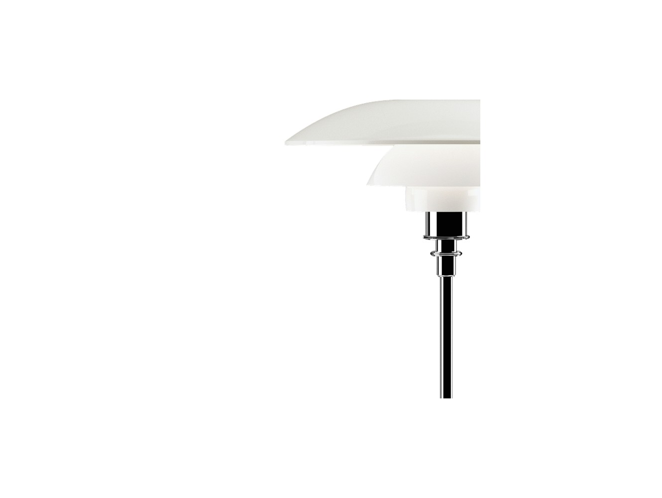 Comprar Louis Poulsen lámpara de sobremesa PH 3½-2½ 60W E14 CHR GLASS