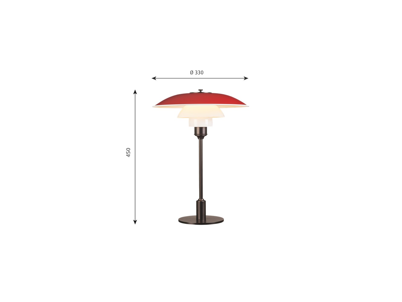 Comprar Louis Poulsen lámpara de sobremesa PH 3½-2½ 60W E14