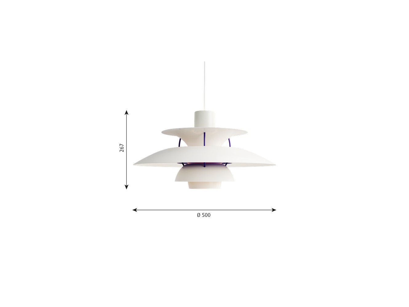 Comprar Louis Poulsen lámpara de suspesión PH 5 75W E27