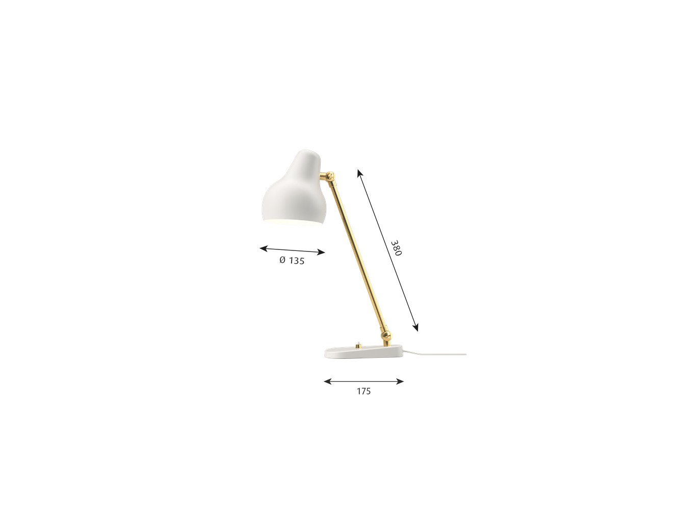 Comprar Louis Poulsen VL38 lámpara de sobremesa LED 27K