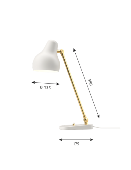 Comprar Louis Poulsen VL38 lámpara de sobremesa LED 27K