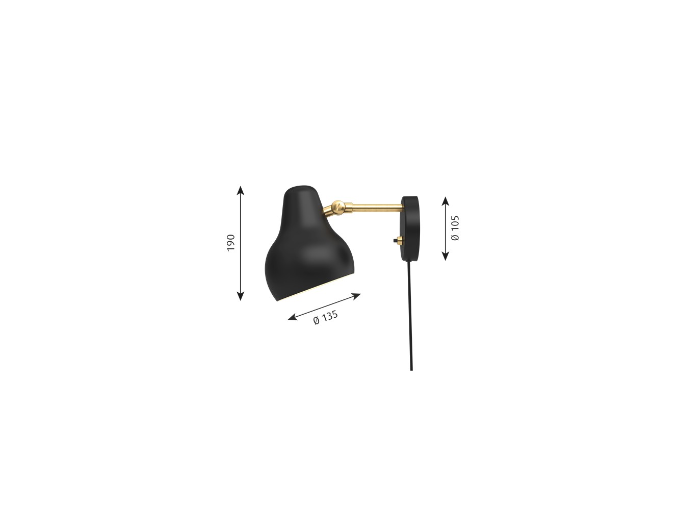 Comprar Louis Poulsen aplique de pared VL38 LED 27K
