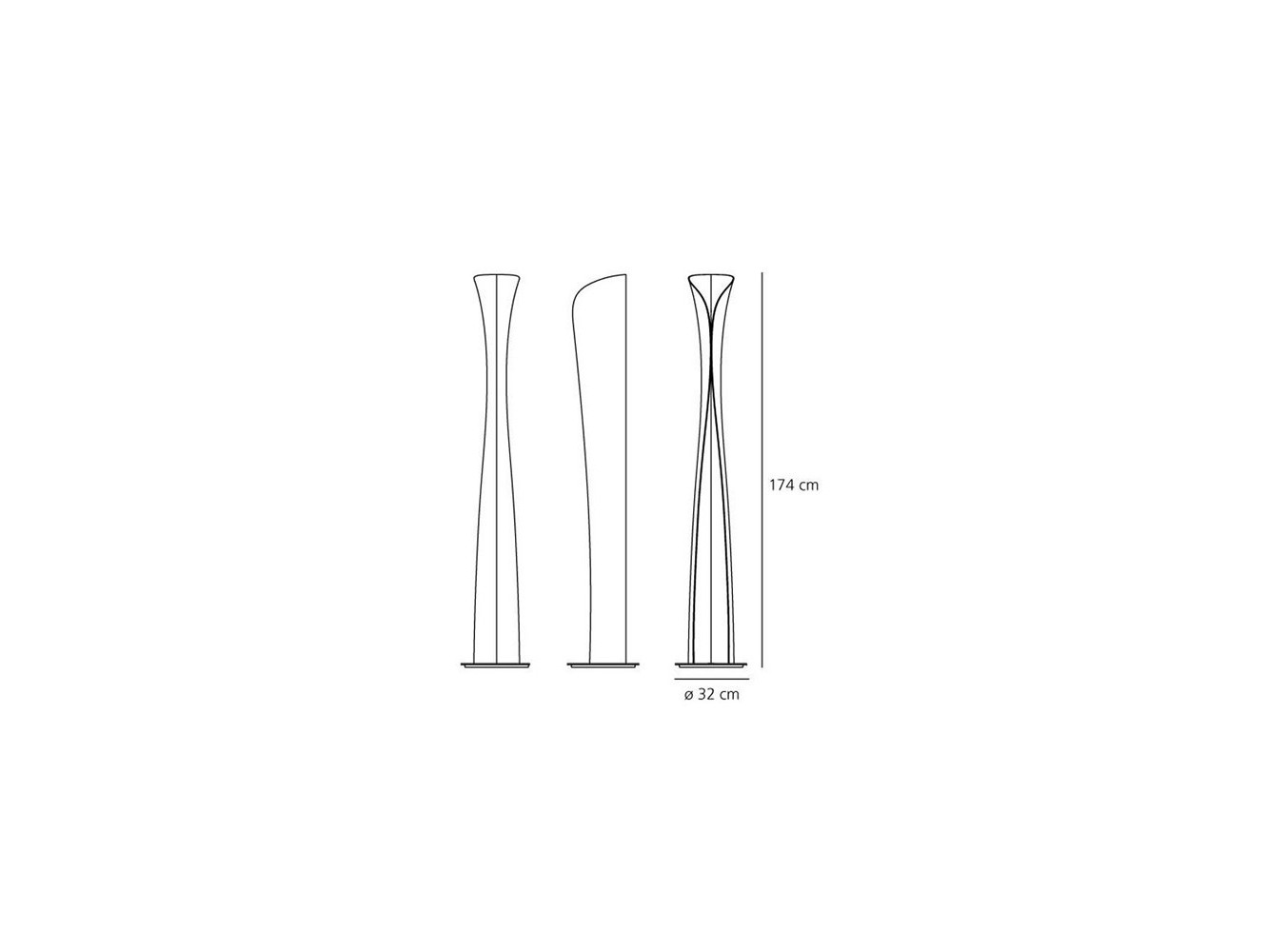 Artemide lámpara de pie Cadmo F