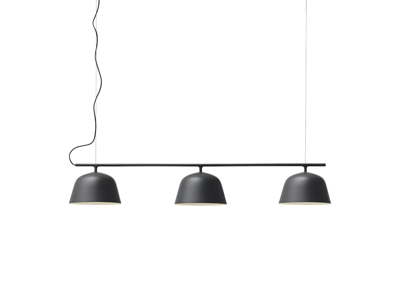Muuto Ambit Rail Lamp lámpara de suspensión 3x60W E14 Blanco