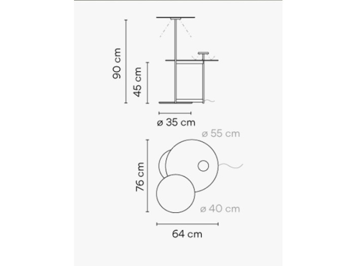 Vibia Flat Lámpara de Pie 5945