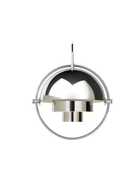 Gubi Multi-Lite lámpara de suspensión Cromado