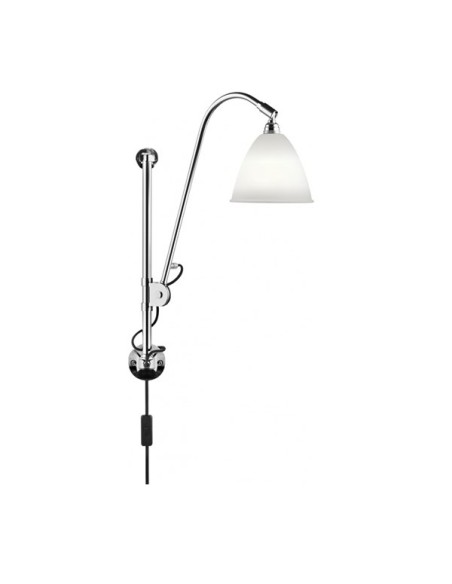 Gubi BL5 lámpara de pared Cromado 16Ø