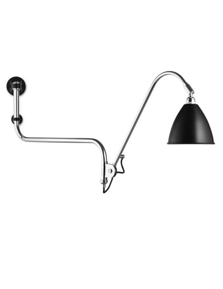 Gubi BL10 lámpara de pared Cromado 16Ø