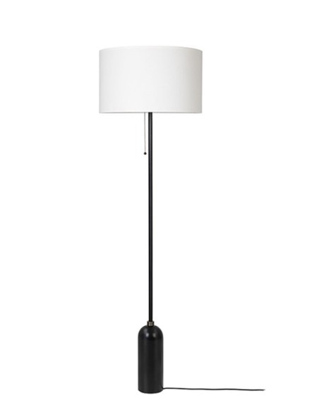 Gubi Gravity lámpara de pie pantalla Blanco