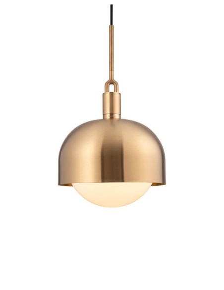 Buster + Punch Forked Shade Globe Opal Large lámpara de suspensión