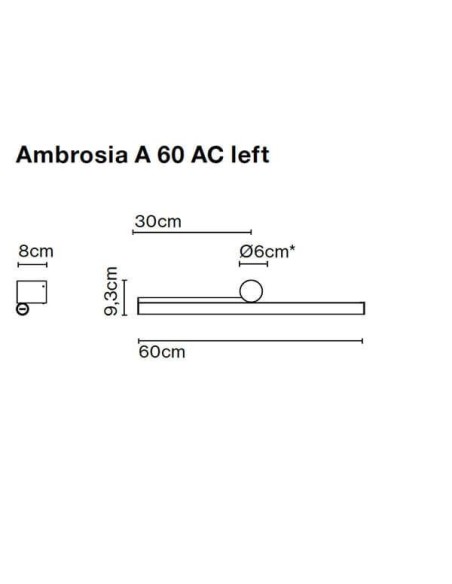 Descubre la Elegancia de la Lámpara Marset Ambrosia A 60 Left AC