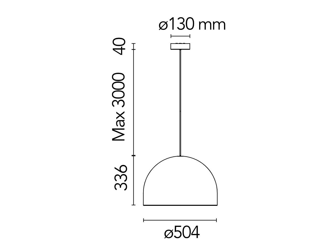 Lámpara de Suspensión My Dome de Michael Anastassiades