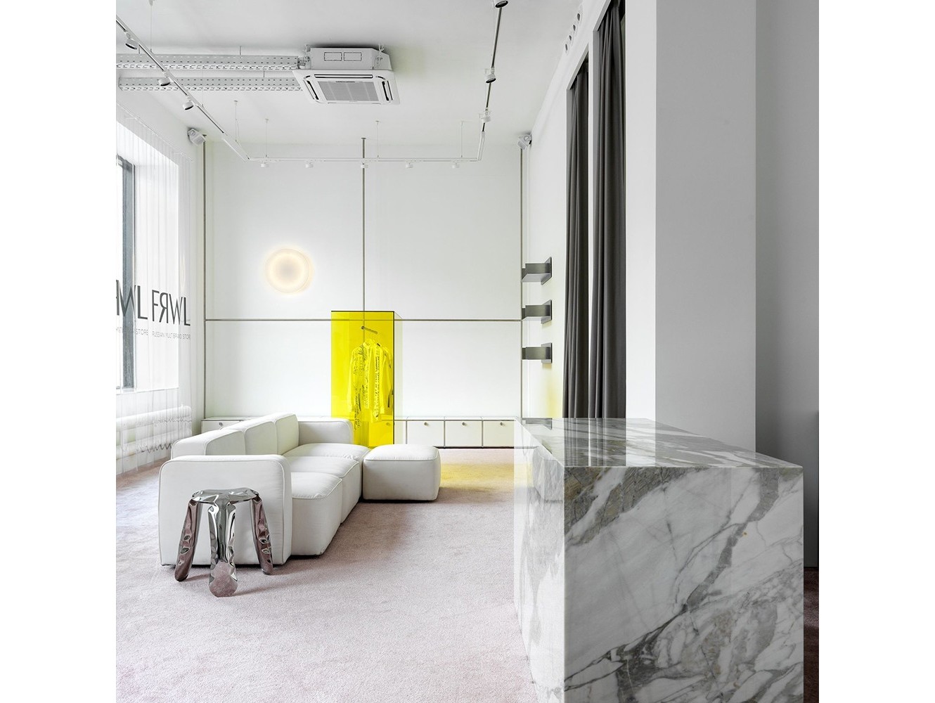 Ingo Maurer lámpara de Techo LED Moodmoon R60 Blanco