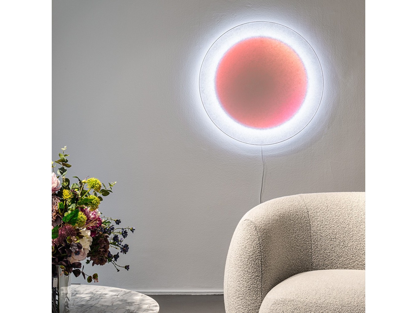 Lámpara de Techo LED Moodmoon RGBW de Ingo Maurer