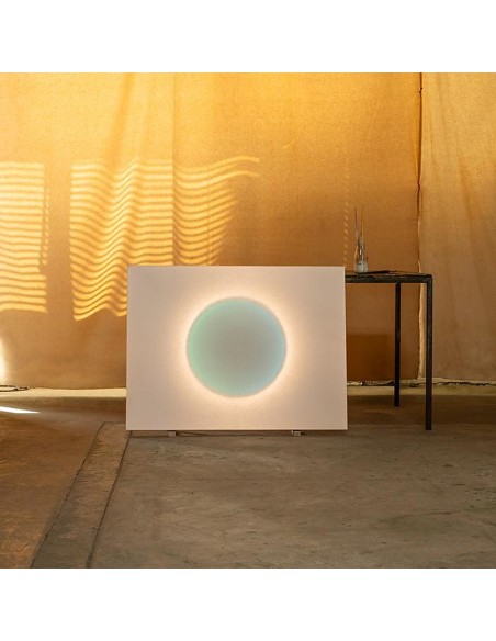 Lámpara de Pie LED Moodmoon Framed de Ingo Maurer