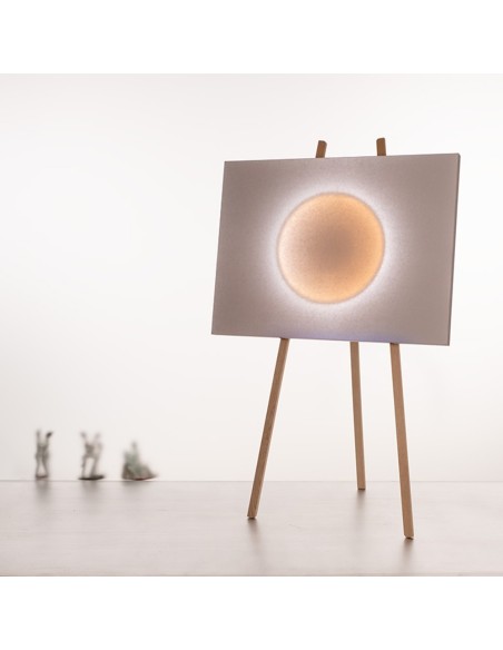 Lámpara de Pie LED Moodmoon Framed de Ingo Maurer
