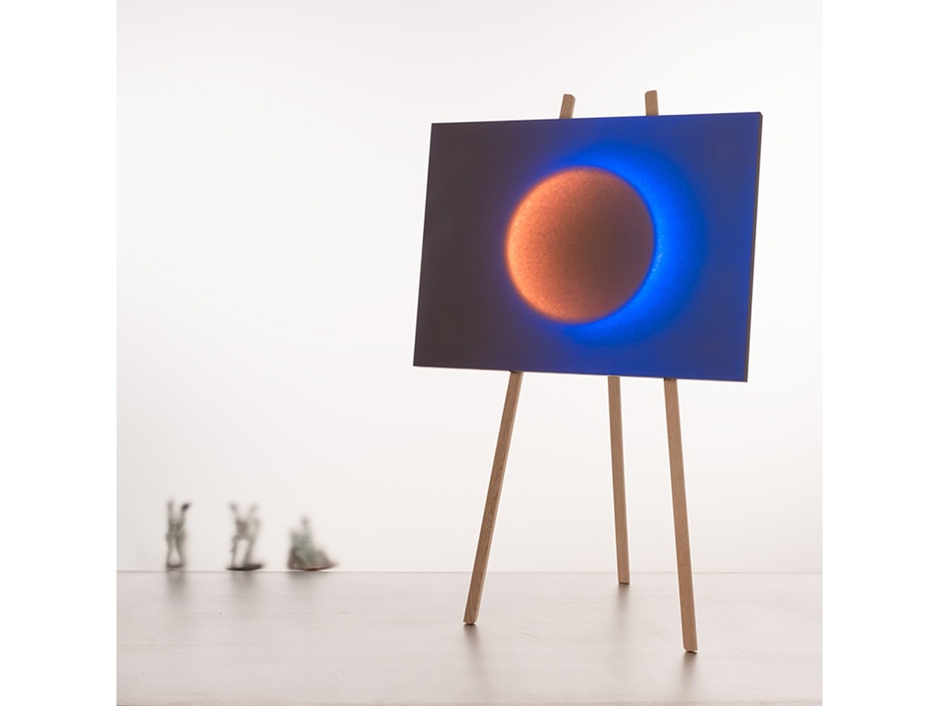 Lámpara de Pie LED Moodmoon Framed de Ingo Maurer