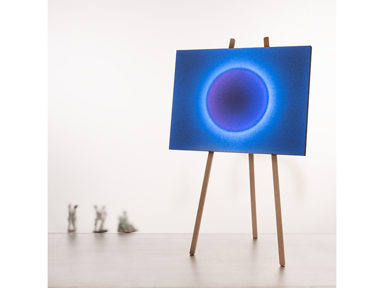 Lámpara de Pie LED Moodmoon Framed de Ingo Maurer