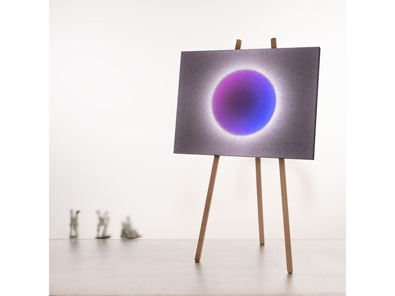 Lámpara de Pie LED Moodmoon Framed de Ingo Maurer