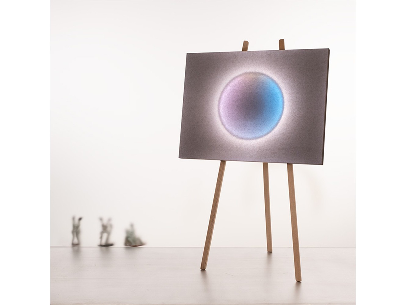 Lámpara de Pie LED Moodmoon Framed de Ingo Maurer