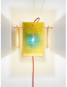 Ingo Maurer Aplique de Pared 24 Karat Blau Wall