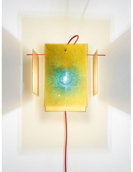 Ingo Maurer Aplique de Pared 24 Karat Blau Wall