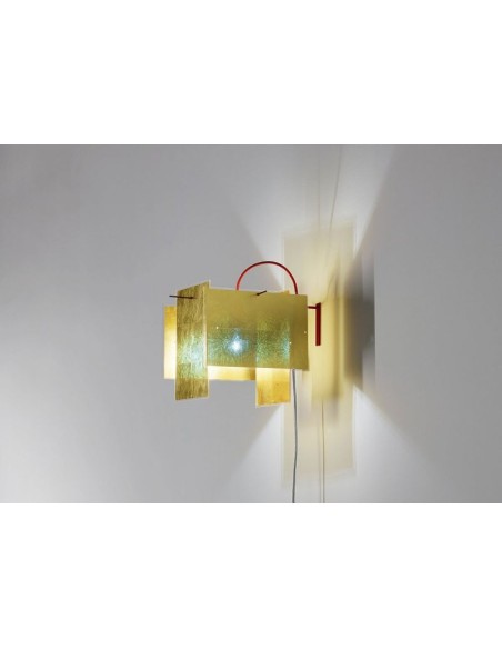 Ingo Maurer Aplique de Pared 24 Karat Blau Wall