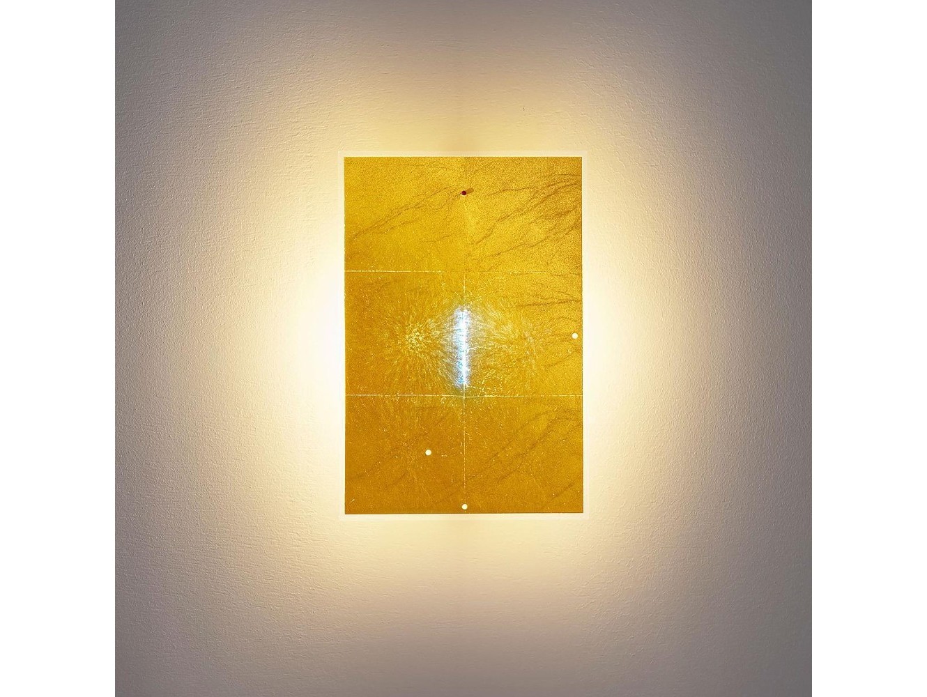Lámpara de Pared 24 Karat Blau Flat de Ingo Maurer