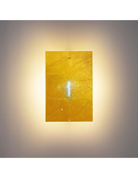 Lámpara de Pared 24 Karat Blau Flat de Ingo Maurer