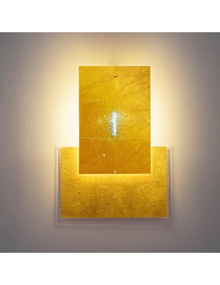 Lámpara de Pared 24 Karat Blau Flat de Ingo Maurer