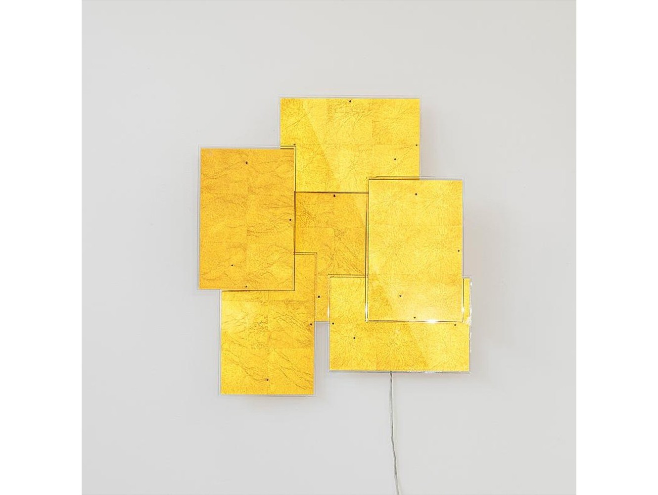 Lámpara de Pared 24 Karat Blau Flat de Ingo Maurer