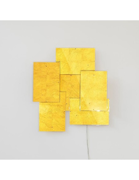 Lámpara de Pared 24 Karat Blau Flat de Ingo Maurer