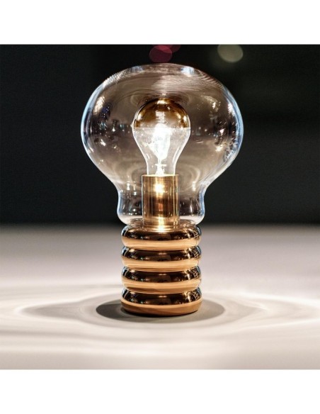 Lámpara de Mesa Bulb Brass de Ingo Maurer