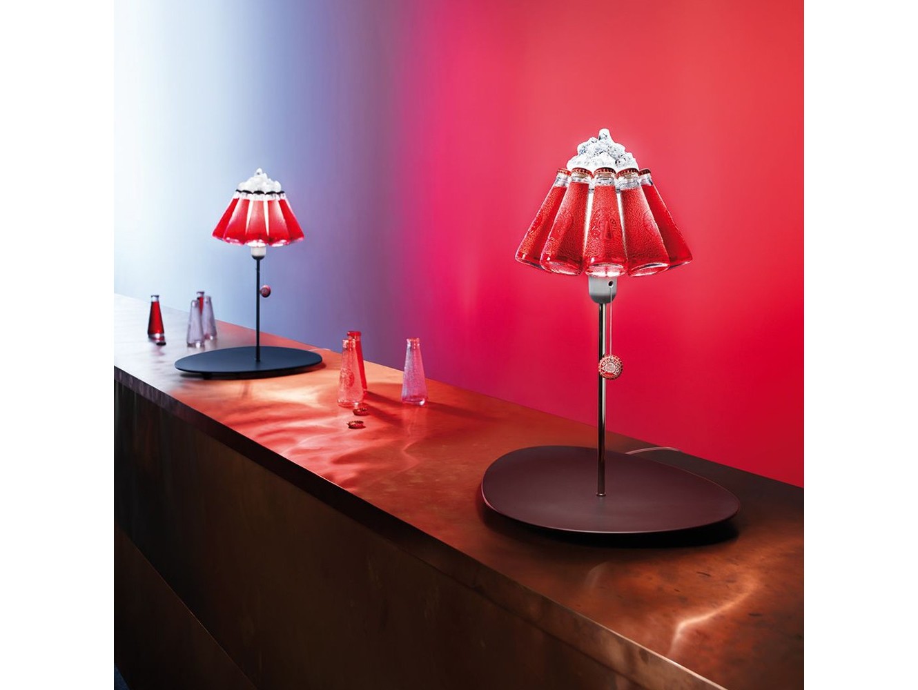 Lámpara de Mesa Campari Bar de Ingo Maurer