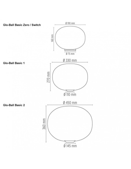 Lámpara de Sobremesa Glo-Ball Basic de Flos: Diseño Moderno y Luz Difusa