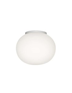 Flos Mini Glo-Ball Aplique/Plafón de Pared y Techo: Luz Difusa y Diseño Moderno