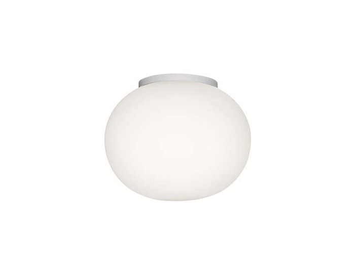 Flos Mini Glo-Ball Aplique/Plafón de Pared y Techo: Luz Difusa y Diseño Moderno