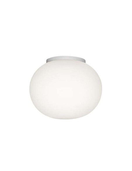 Flos Mini Glo-Ball Aplique/Plafón de Pared y Techo: Luz Difusa y Diseño Moderno